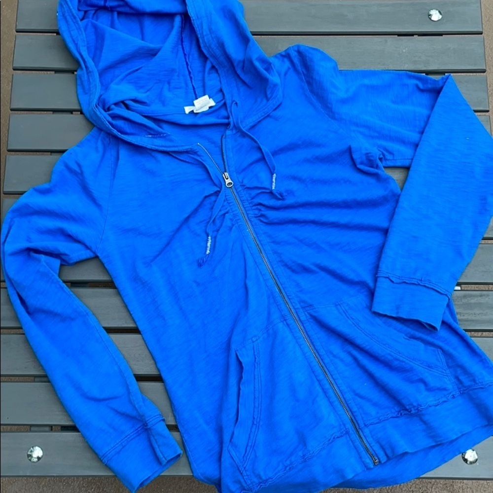 Mod-O-Doc hoodie blue women’s size small - Picture 2 of 10